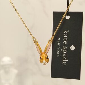 Kate Spade New York Desert Muse Bunny Mini Pendant Necklace Multi One Size